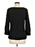 Ann Taylor 100% Polyester Black 3/4 Sleeve Blouse Size 8 - photo 2