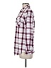 White Mark Plaid Burgundy Long Sleeve Button-Down Shirt Size M - photo 5