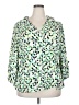 Cato Green 3/4 Sleeve Blouse Size 22-24W - photo 1