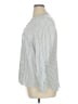 Atmosphere Stripes Silver White Long Sleeve Blouse Size 16 - photo 5