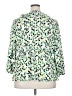 Cato Green 3/4 Sleeve Blouse Size 22-24W - photo 2