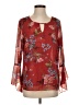 CAbi Red Long Sleeve Blouse Size S - photo 1