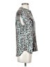 J.Crew 100% Polyester Animal Print Teal Sleeveless Blouse Size XS - photo 4