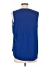 NY&C 100% Polyester Blue Sleeveless Blouse Size L - photo 2