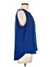 NY&C 100% Polyester Blue Sleeveless Blouse Size L - photo 4