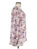 Assorted Brands 100% Polyester Floral Ivory Long Sleeve Blouse Size M - photo 4