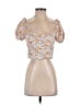 Le Lis 100% Polyester Orange Short Sleeve Top Size XS (estimated) - photo 1