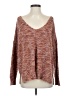 Lucky Brand Tweed Burgundy Pullover Sweater Size S - photo 1