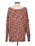 Lucky Brand Tweed Burgundy Pullover Sweater Size S - photo 2