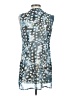 CAbi 100% Polyester Blue Sleeveless Blouse Size XS - photo 2