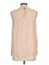 Lost April 100% Viscose Tan Sleeveless Blouse Size L - photo 2