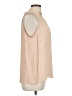 Lost April 100% Viscose Tan Sleeveless Blouse Size L - photo 4