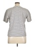 Bill Blass Stripes Silver Short Sleeve T-Shirt Size XL - photo 2