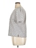 Bill Blass Stripes Silver Short Sleeve T-Shirt Size XL - photo 5