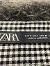 Zara Houndstooth Gray Casual Pants Size S - photo 7