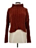 Shein Brown Long Sleeve Turtleneck Size M - photo 1
