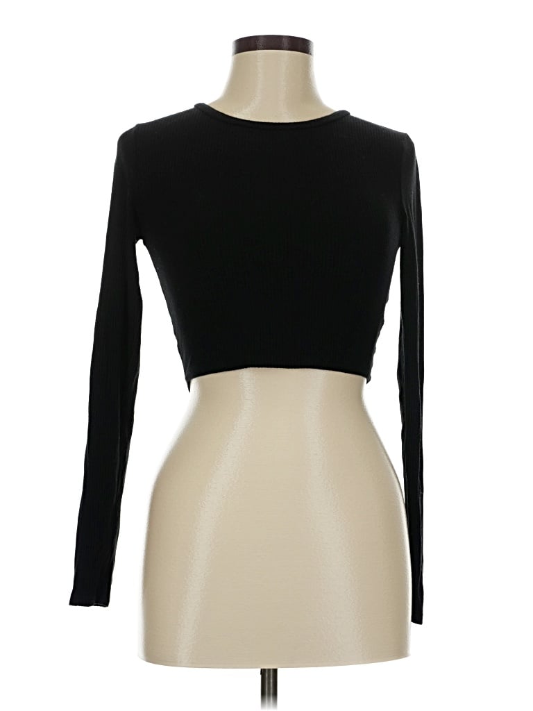 Pre-owned Garage 3/4 Sleeve T-shirt In Black