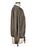 West Kei 100% Polyester Brown Long Sleeve Blouse Size L - photo 4