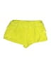 Athleta Solid Yellow Athletic Shorts Size XS - photo 1
