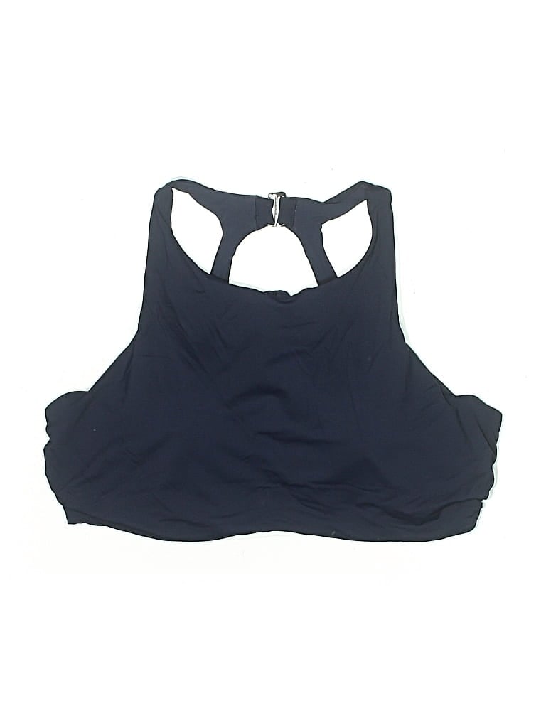 Pre-owned Athleta Swimsuit Top Blue Swimwear