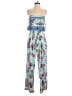 Zara Paisley Blue Jumpsuit Size S - photo 1