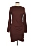Assorted Brands Solid Brown Casual Dress Size M - photo 1