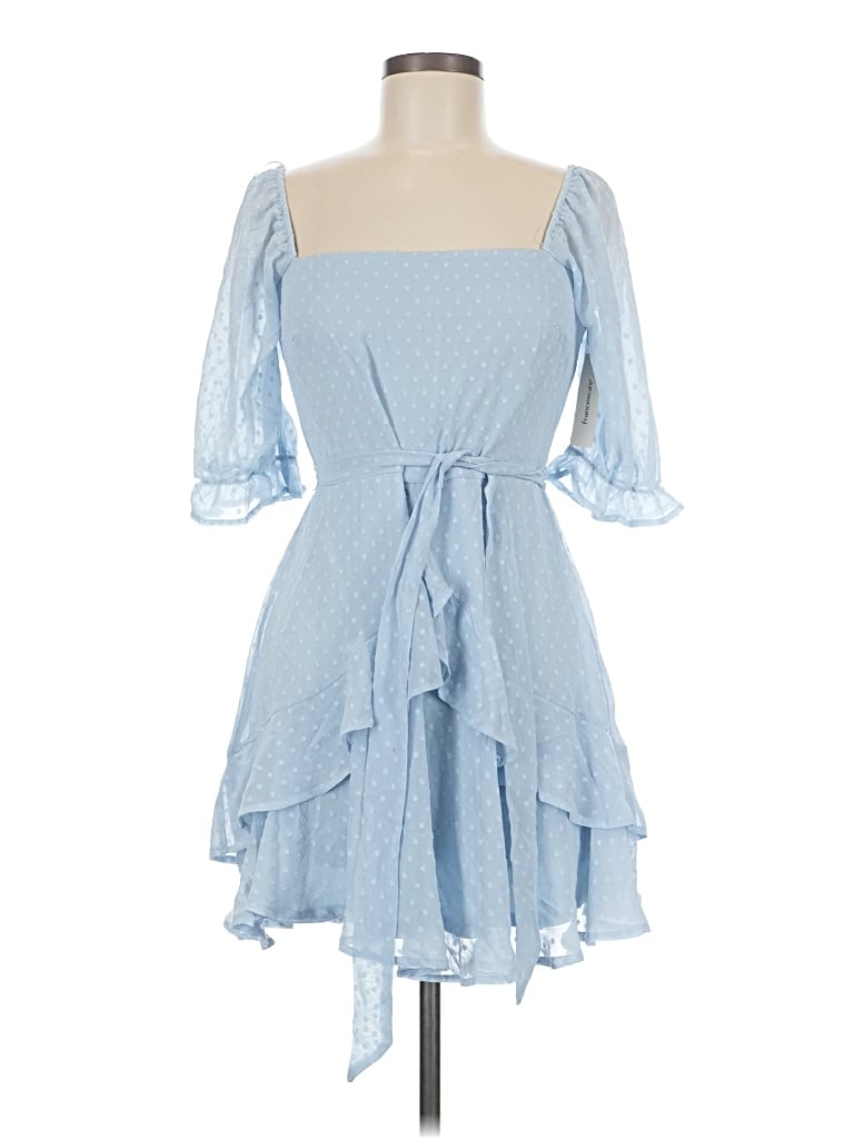 Mi Ami Casual Dress In Blue