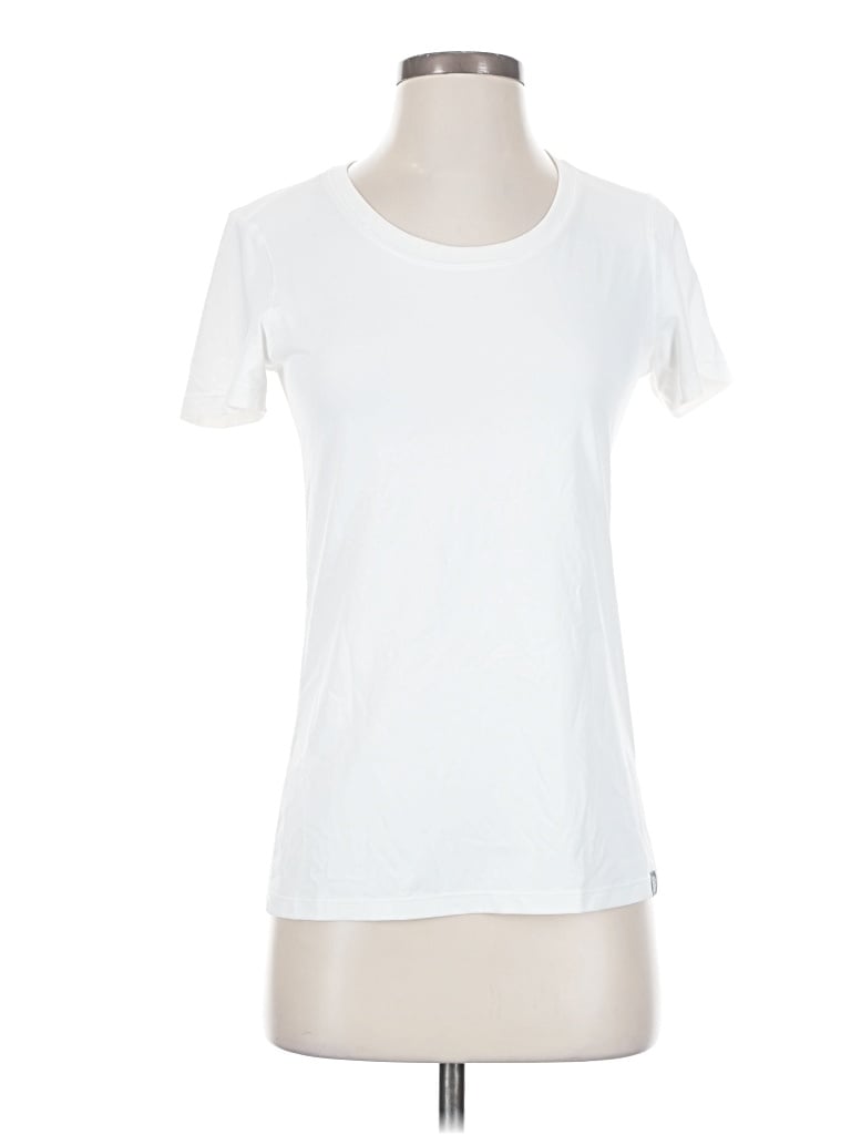Pre-owned Rei Co Op Short Sleeve T-shirt In White