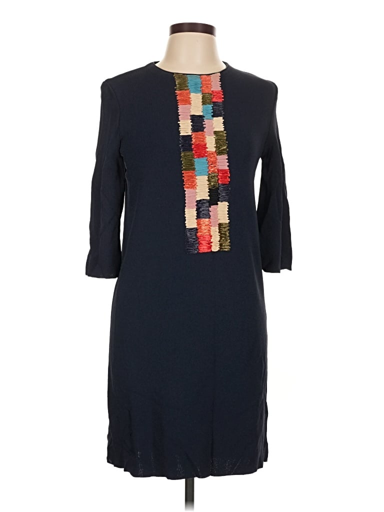 Pre-owned Tory Burch Casual Dress In Blue