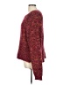 Hem & Thread Tweed Burgundy Pullover Sweater Size L - photo 5