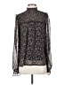 Haver 100% Polyester Black Long Sleeve Blouse Size S - photo 1