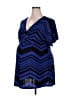 Three Seasons Maternity Blue Kimono Size 2X - photo 1