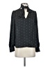 Free Assembly 100% Polyester Polka Dots Black Long Sleeve Blouse Size XS - photo 1