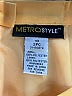 Metrostyle 100% Polyester Color Block Yellow Formal Skirt Size 10 - photo 4