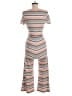 Skylar + Madison Stripes Gray Jumpsuit Size M - photo 2