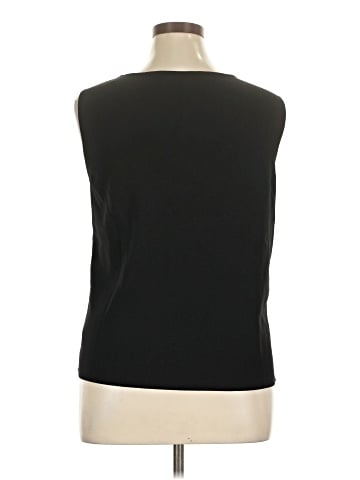 August Silk Sleeveless T-Shirt (view 2)