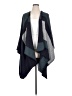Poleci Teal Gray Poncho Size 1X (estimated) - photo 1