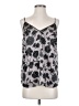 Lost + Wander 100% Polyester Gray Black Sleeveless Blouse Size M - photo 1
