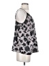 Lost + Wander 100% Polyester Gray Black Sleeveless Blouse Size M - photo 4