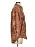 Assorted Brands 100% Cotton Plaid Brown Long Sleeve Button-Down Shirt Size XS - photo 4