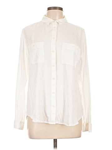 Ann Taylor LOFT Outlet Long Sleeve Button-Down Shirt (view 1)
