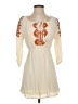 Solitaire 100% Rayon Ivory Casual Dress Size XS - photo 1