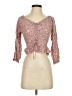 Japna Orange 3/4 Sleeve Blouse Size XS - photo 1