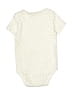 Carter's 100% Cotton Polka Dots Ivory Short Sleeve Onesie 18-24 MO / 24 MO - photo 2
