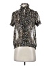 Kimchi Blue Floral Black Short Sleeve Blouse Size S (estimated) - photo 1
