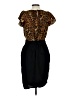 Express Animal Print Black Cocktail Dress Size 10 - photo 2