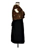 Express Animal Print Black Cocktail Dress Size 10 - photo 4