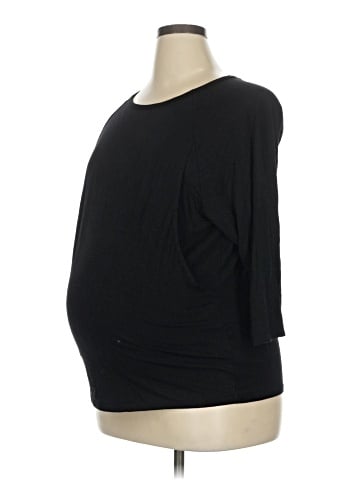 Old Navy - Maternity 3/4 Sleeve T-Shirt (view 1)