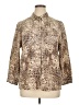 Gerard Darel Animal Print Tan 3/4 Sleeve Blouse Size 14 (46) - photo 1