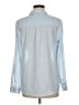 NY Collection 100% Polyester Polka Dots Blue Long Sleeve Blouse Size M - photo 2